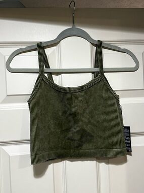 Ribbed Cropped Cami S/M NWT